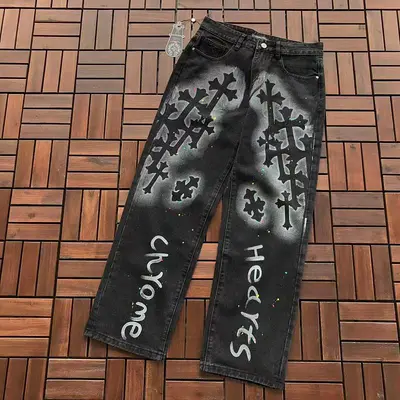 ¥~179 CH🔥OM🔥 HE🔥RTS JEANS 77070122