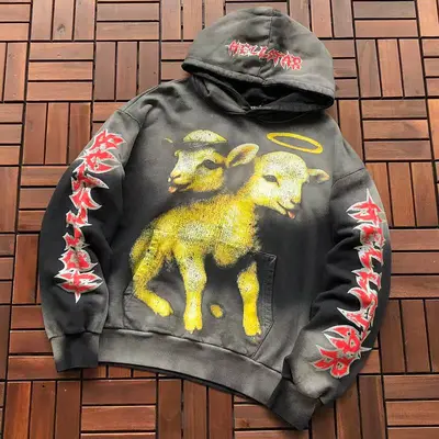¥ ~ 288 HELLSTAR HOODIE 55070441 (im 185CM 70KG iwear size M in the photo)