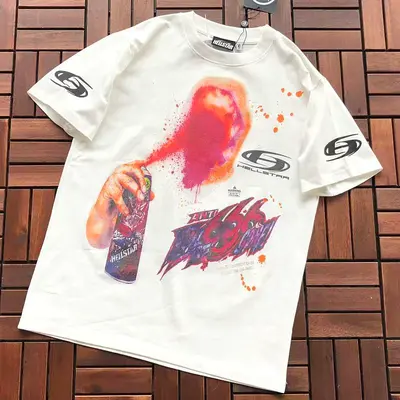 ¥ ~ 115 HELLSTAR T-SHIRT 55070361(im 185CM 70KG iwear size M in the photo)