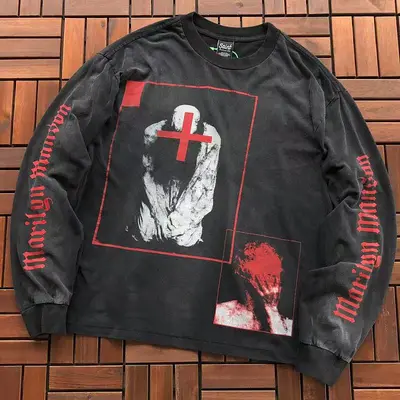 ¥ ~ 135 SAINT MICHAEL LONG-SLEEVE 55070371 (im 185CM 70KG iwear size S in the photo)