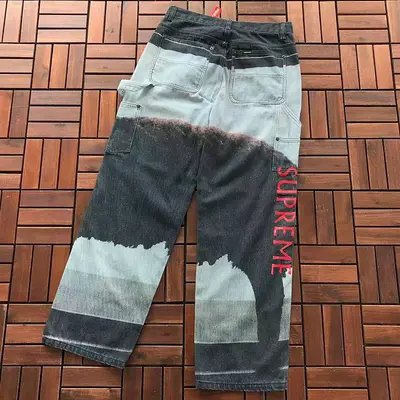 ¥~349 S🔥P🔥E🔥E & DAMIEN HIRST JEANS 77070655 (im 185CM 70KG iwear size 30 in the photo)