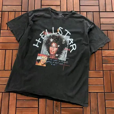 ¥~99 HELLSTAR T-SHIRT 77070609 (im 185CM 70KG iwear size M in the photo)