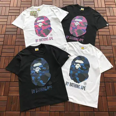 ￥~79 BAPE T-SHIRT 77070814 (im 185CM 70KG iwear size M in the photo)