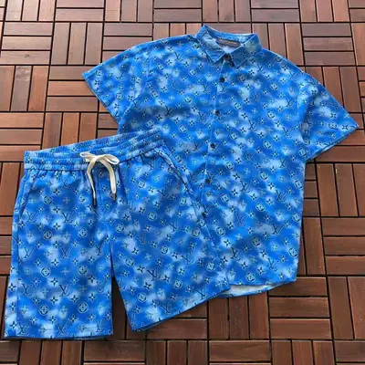 ￥~219 L🔥T-SHIRT SHIRT SHORTS 55070980 (im 185CM 70KG iwear size L in the photo)