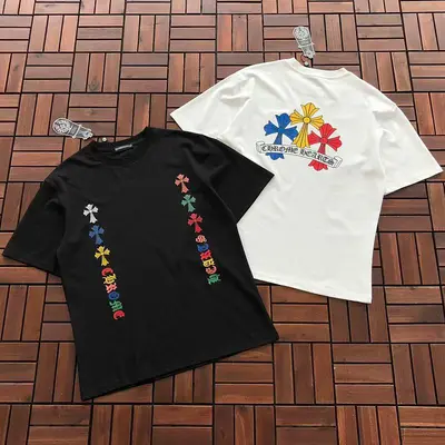 ¥159 CH🔥OM🔥 HE🔥RTS T-SHIRT 88071204 (im 185CM 70KG iwear size XL in the photo)