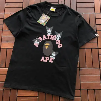 ￥ ~ 89 BAPE & SANRIO T-SHIRT 55071304 (im 180CM 68KG iwear size M in the photo)