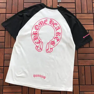 ¥~85 CH🔥OM🔥 HE🔥RTS T-SHIRT 77071410 (im 185CM 70KG iwear size M in the photo)