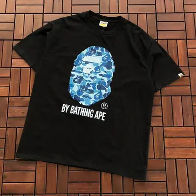 ¥~75 BAPE T-SHIRT 66071420 (im 185CM 70KG iwear size 2XL in the photo)