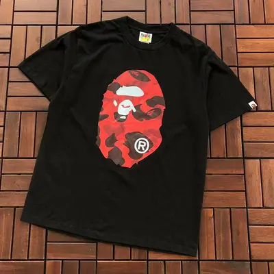 ¥~75 BAPE T-SHIRT 66071418 (im 185CM 70KG iwear size M in the photo)