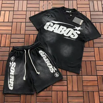 TOP ¥~109 PANTS ¥~125 HELLSTAR T-SHIRT SHORTS 55071571 (im 185CM 80KG iwear size S in the photo)