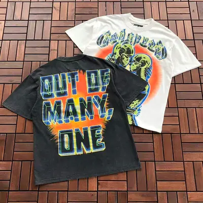 BLACK ¥~ 109 WHITE ¥~99 GODSPEED T-SHIRT 55071570 (im 185CM 80KG iwear size S in the photo)