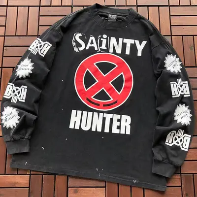 ¥ ~ 139 SAINT MICHAEL LONG-SLEEVE 55071522 (im 185CM 80KG iwear size L in the photo)