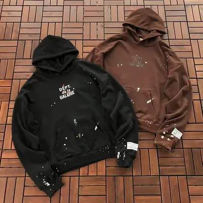 ¥~139 GALLERY DEPT HOODIE 77071516 (im 180CM 68KG iwear size M in the photo)