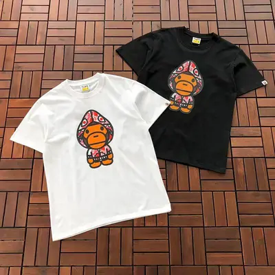 ¥~79 BAPE T-SHIRT 77071509 (im 180CM 68KG iwear size M in the photo)