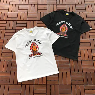 ¥~79 BAPE T-SHIRT 77071507 (im 180CM 68KG iwear size M in the photo)