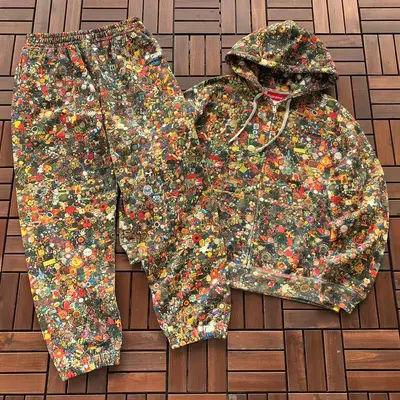 TOP￥~298 PANTS￥~219 S🔥P🔥E🔥E & MIKE KELLEY HOODIE TROUSERS FLEECE 77071618