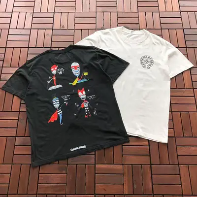 ¥ ~ 109 CH🔥OM🔥 HE🔥RTS T-SHIRT 55071625 (im 185CM 70KG iwear size M in the photo)