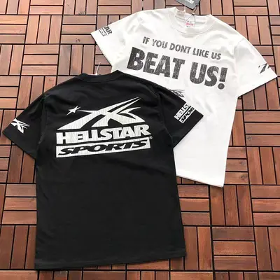 ¥~115 HELLSTAR T-SHIRT 55071714 (im 185CM 80KG iwear size M in the photo)