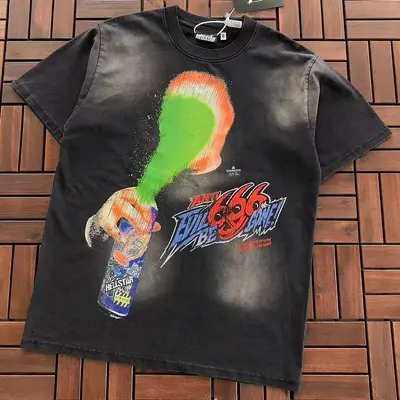 ¥~135 HELLSTAR T-SHIRT 55071713 (im 185CM 80KG iwear size L in the photo)