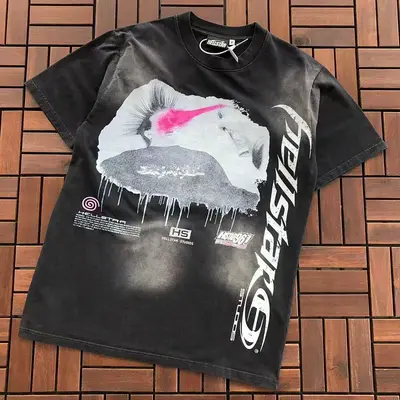¥~135 HELLSTAR T-SHIRT 55071703 (im 185CM 80KG iwear size L in the photo)