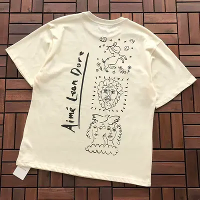 ￥~86 AI🔥E L🔥🔥N D🔥RE T-SHIRT 77041374 (im 185CM 80KG iwear size M in the photo)