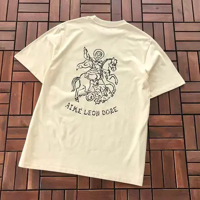 ￥~85 AI🔥E L🔥🔥N D🔥RE T-SHIRT 77061659 (im 185CM 70KG iwear size M in the photo)