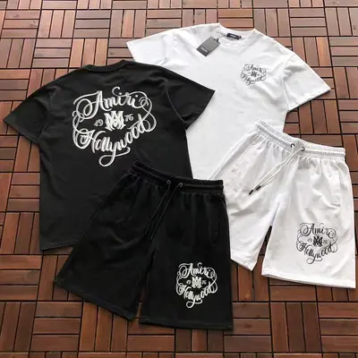 TOP ¥~ 89 PANTS ¥~ 99 AMIRI T-SHIRT SHORTS 55072106 (im 185CM 70KG iwear size L in the photo)
