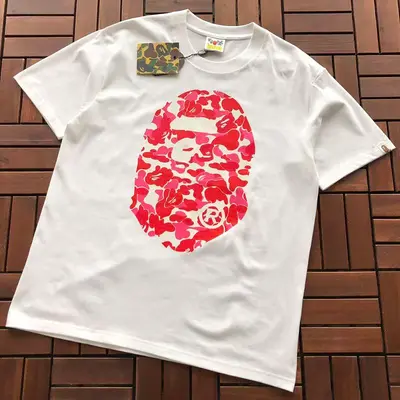 ¥~79 BAPE T-SHIRT 77072147 (im 185CM 70KG iwear size L in the photo)