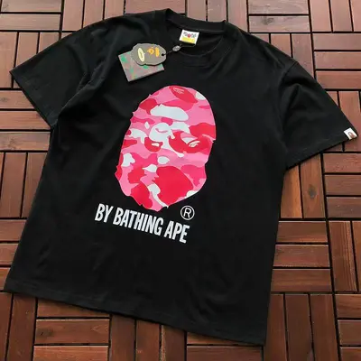 ¥~79 BAPE T-SHIRT 77072140 (im 185CM 70KG iwear size L in the photo)