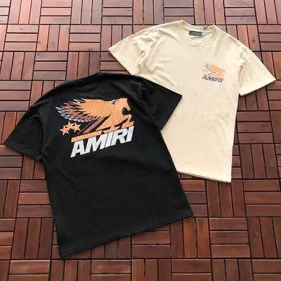 ¥~89 AMIRI T-SHIRT 77072106 (im 185CM 70KG iwear size M in the photo)