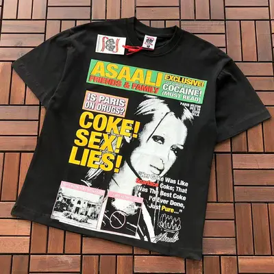 ￥~85 TH🔥T'S A AW🔥UL L🔥T OF C.. & ASAALI T-SHIRT 77072276