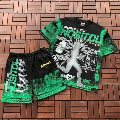 TOP￥~86 PANTS￥~99 TH🔥T'S A AW🔥UL L🔥T OF C..& ASAALI T-SHIRT SHORTS 77072284