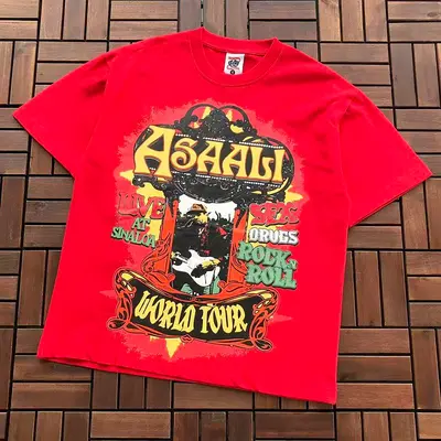￥~85 TH🔥T'S A AW🔥UL L🔥T OF C.. & ASAALI T-SHIRT 77072238