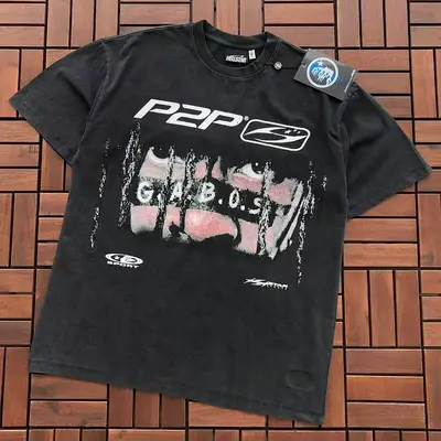 ￥~89 HELLSTAR T-SHIRT 77072253 (im 185CM 80KG iwear size M in the photo)