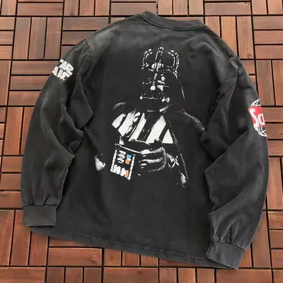 ￥ ~ 139 SAINT MICHAEL& STARWARS LONG-SLEEVE 55072214 (im 185CM 70KG iwear size S in the photo)