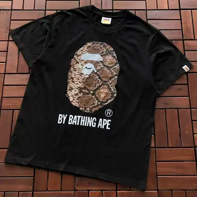 ¥~75 BAPE T-SHIRT 66072214 (im 185CM 70KG iwear size M in the photo)