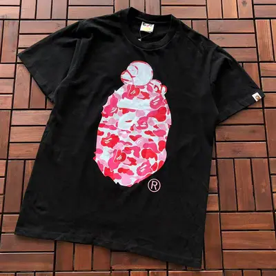 ¥~75 BAPE T-SHIRT 66072204 (im 185CM 70KG iwear size M in the photo)