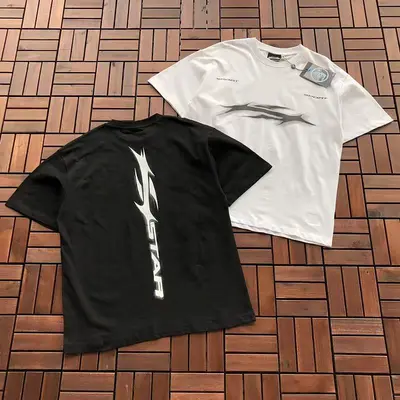 ¥~79 HELLSTAR T-SHIRT 77072228 (im 185CM 80KG iwear size M in the photo)