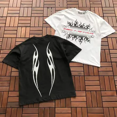 ¥~79 HELLSTAR T-SHIRT 77072219 (im 185CM 80KG iwear size M in the photo)