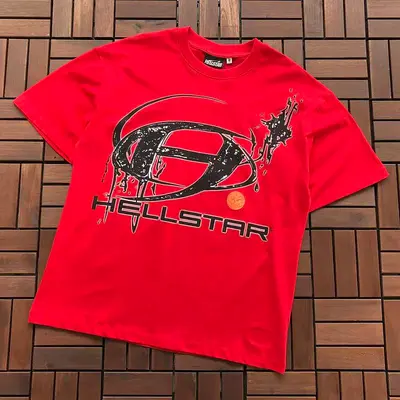 ¥~79 HELLSTAR T-SHIRT 77072271 (im 185CM 80KG iwear size M in the photo)