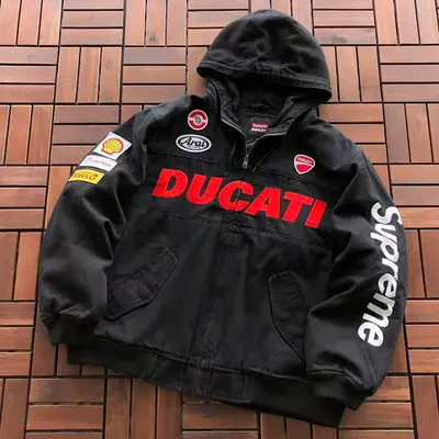 ¥~559 S🔥P🔥E🔥E & DUCATI COTTON JACKET 77072293 (im 185CM 70KG iwear size M in the photo)