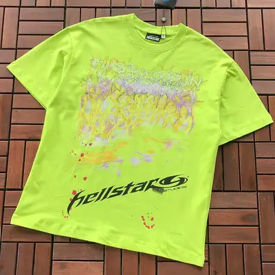 ¥~85 HELLSTAR T-SHIRT 77072269 (im 185CM 80KG iwear size M in the photo)