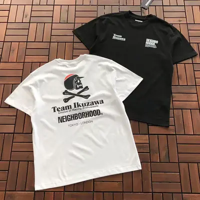 ￥ ~ 109 NEIGHBORHOOD & TEAM IKUZAWA T-SHIRT 55072840 (im 185CM 70KG iwear size M in the photo)