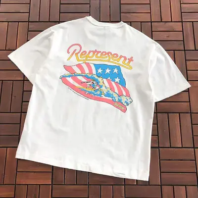 ¥ ~119 REPRESENT T-SHIRT 55073040 (im 185CM 70KG iwear size S in the photo)