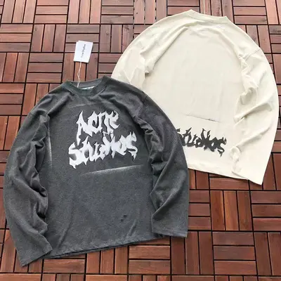 ¥ 135 ACNE STUDIOS LONG-SLEEVE 88080210 (im 185CM 80KG iwear size M in the photo)