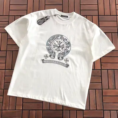 ¥~139 CH🔥OM🔥 HE🔥RTS T-SHIRT 55080415 (im 185CM 80KG iwear size M in the photo)