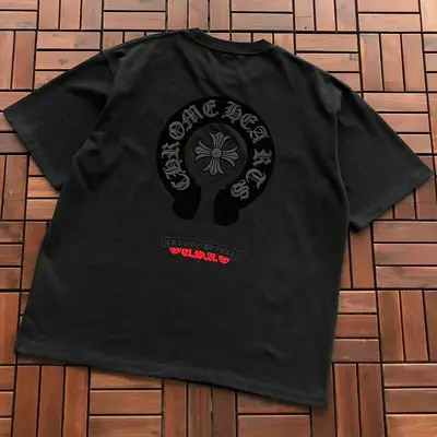 ¥~139 CH🔥OM🔥 HE🔥RTS T-SHIRT 55080403 (im 185CM 80KG iwear size XL in the photo)