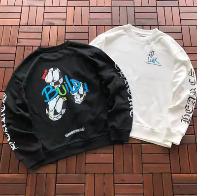 ￥~219 CH🔥OM🔥 HE🔥RTS SWEATER 66080422 (im 185CM 70KG iwear size L in the photo)
