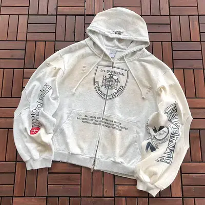 ￥~189 FASHION HOODIE 77080521 (im 185CM 80KG iwear size 2 in the photo)