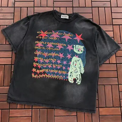 ￥~95 VINTAGE T-SHIRT 77080517 (im 185CM 80KG iwear size M in the photo)